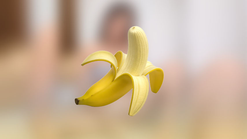 Nuevo juguete de plátano. Dios mío, me convirtió en un
