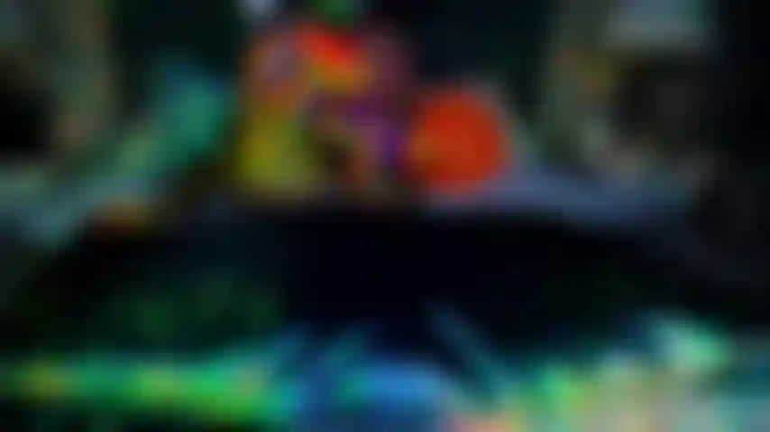 Amante de los pies con medias.