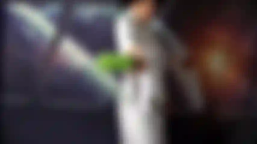 La princesa leia con sable de luz folla con consolador.