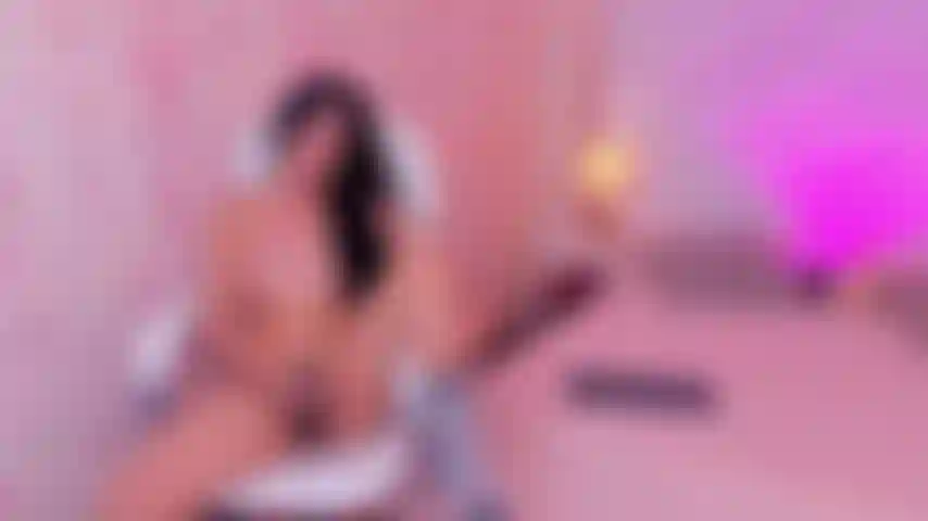 Long black hair, tanned skin and wild pleasure