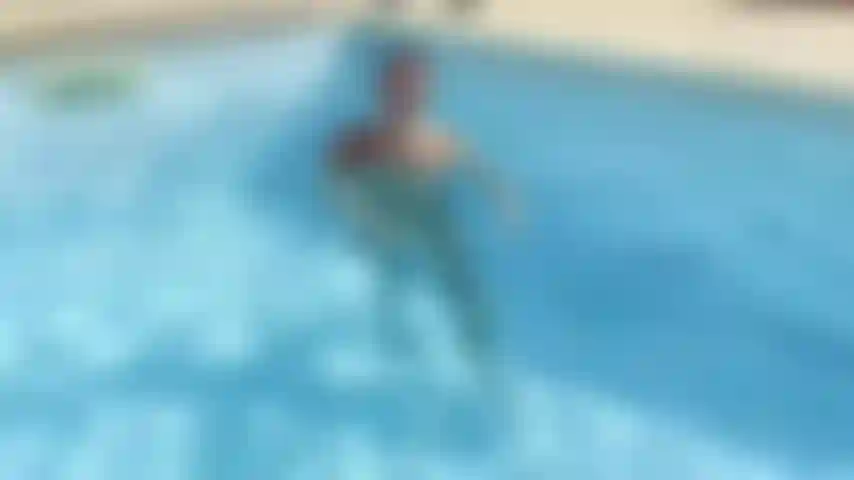 Playful fun, enjoying my naked body in the pool. Showing off my nude body, enjoying the underwater! See how stiff my nipples get x