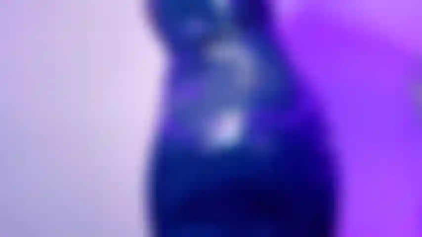 Botín azul brillante - culto al culo / asmr.