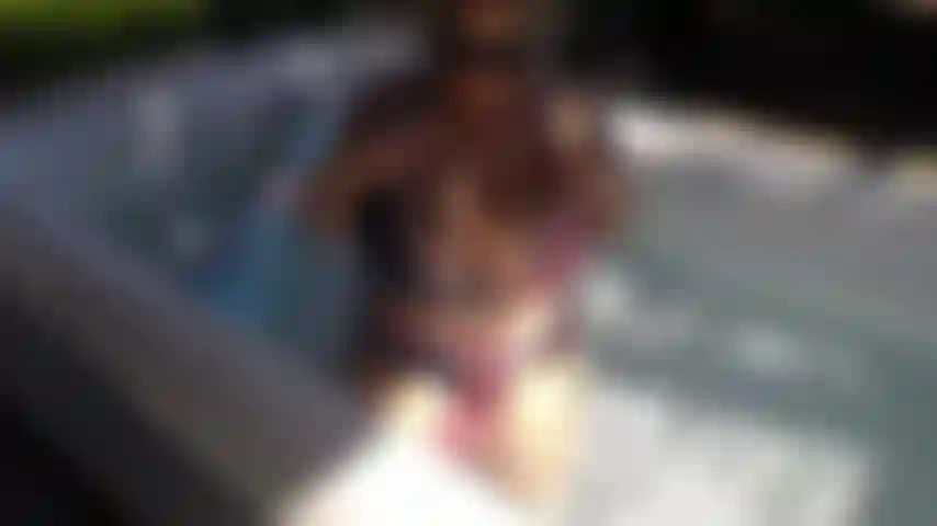 4th of July poolside play