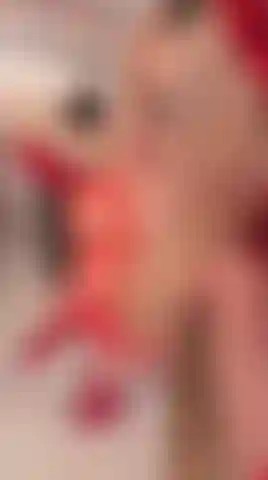 Slutty Halloween Devil Barbi Bentley shows off her Halloween outfit