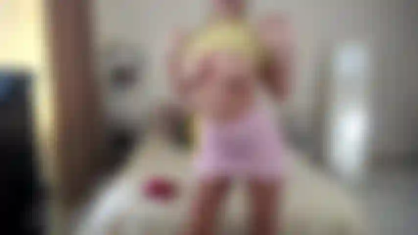 sexy blonde strip tease, blowjob, play tits, ride toy, play toys, finger ass