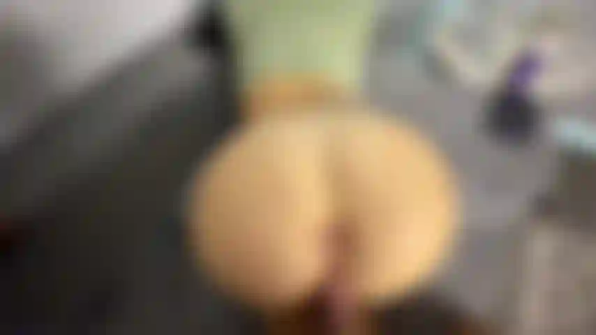 POV doggy he pulls out and cums in my ass