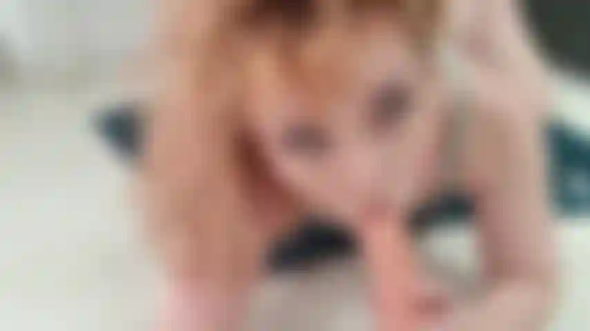 Mamada descuidada pov // contacto visual y primeros planos.