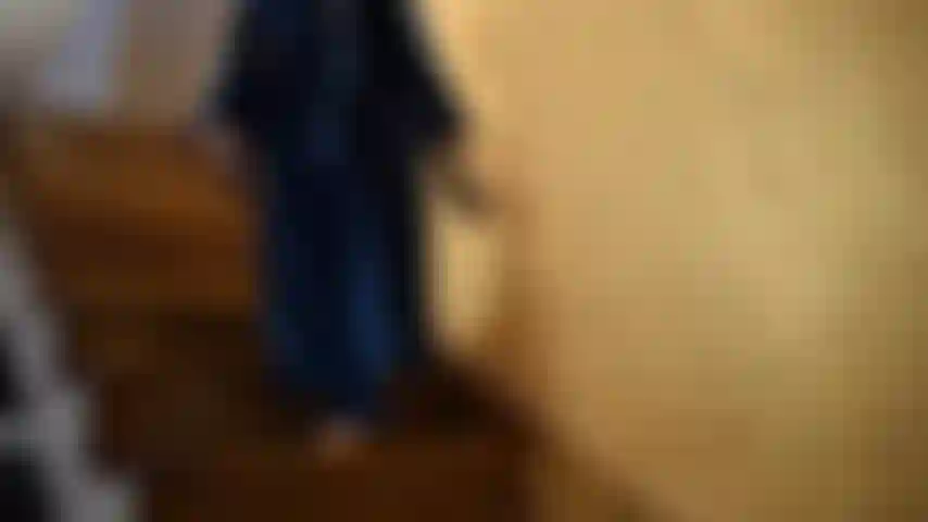 Tetas fuera en la mañana.