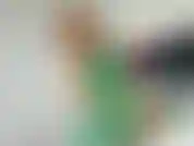 Sensual vestido verde.