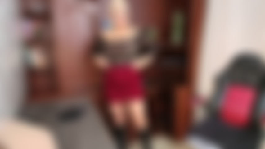 Secretaria sensual en la oficina.