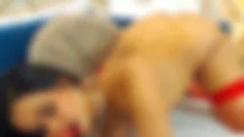 Sucking Deeper  Front on Dildo Drool  in white Red PantyMedias