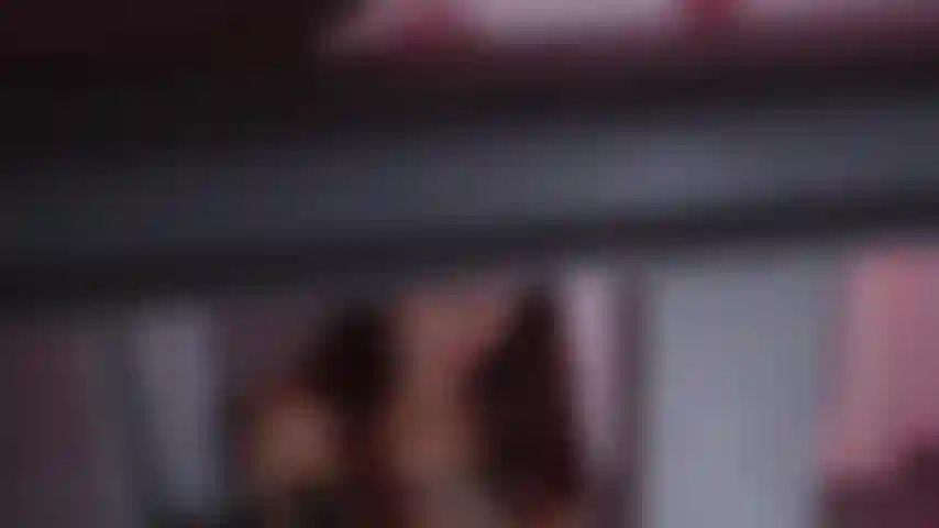 Skinny new model sucking her dildo