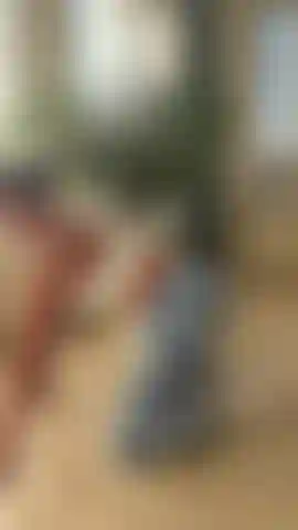 Morning yoga with leggings