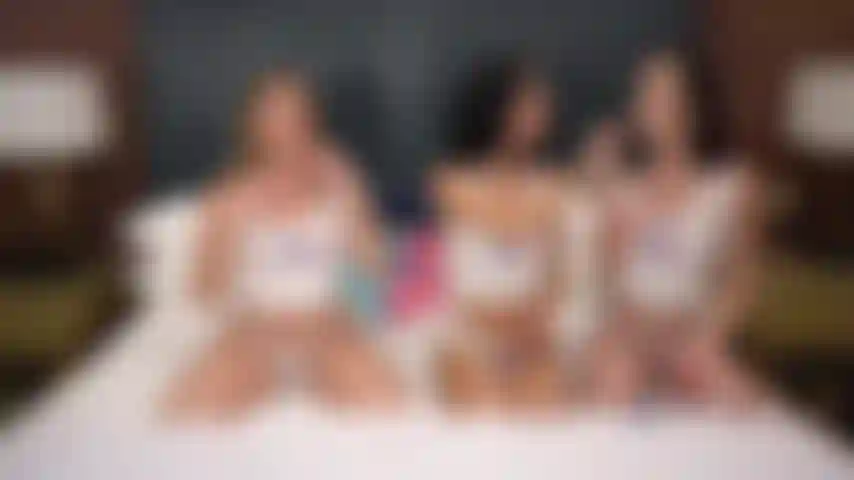 Jazmin luv, katie kush y diana grace están haciendo todo lo posible en un trío de fin de semana en un show de cámaras en vivo.