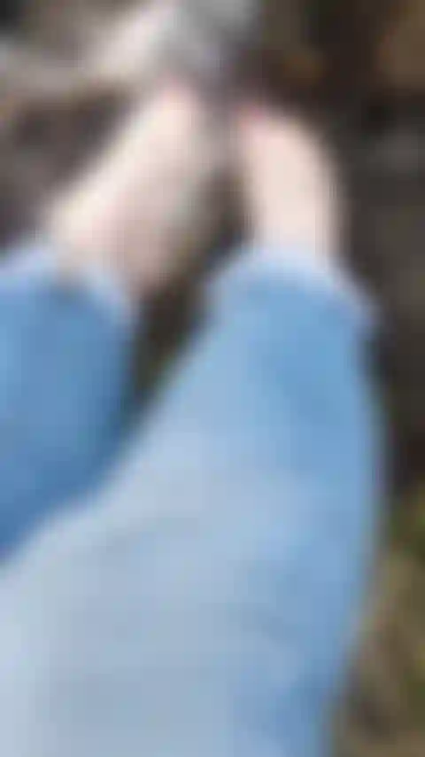 Uñas de los pies pintadas en la naturaleza!