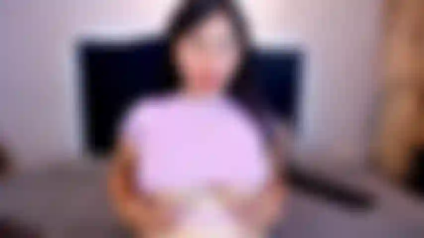 ahegao and play with my boobs