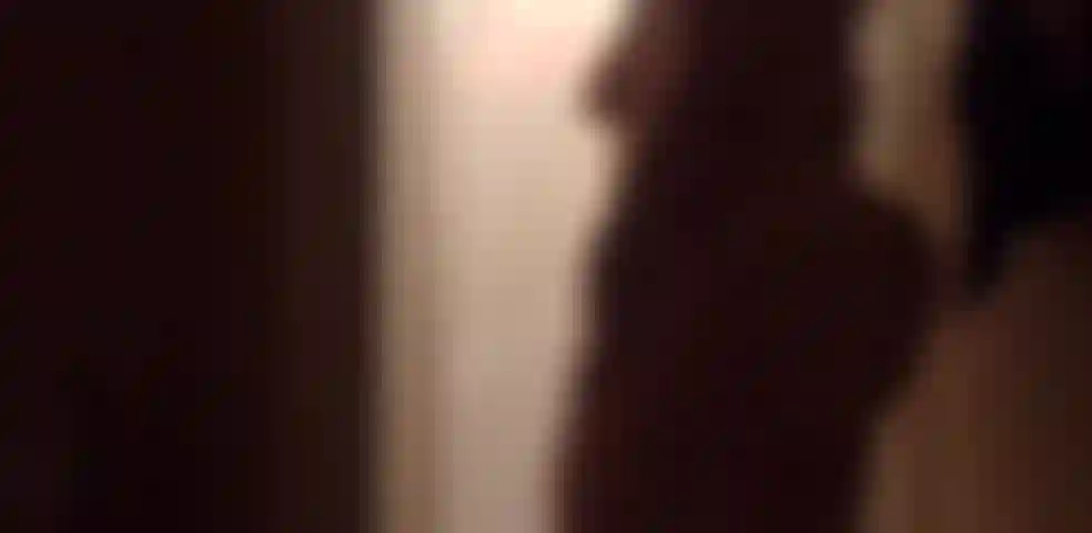 Ducha silueta erótica.