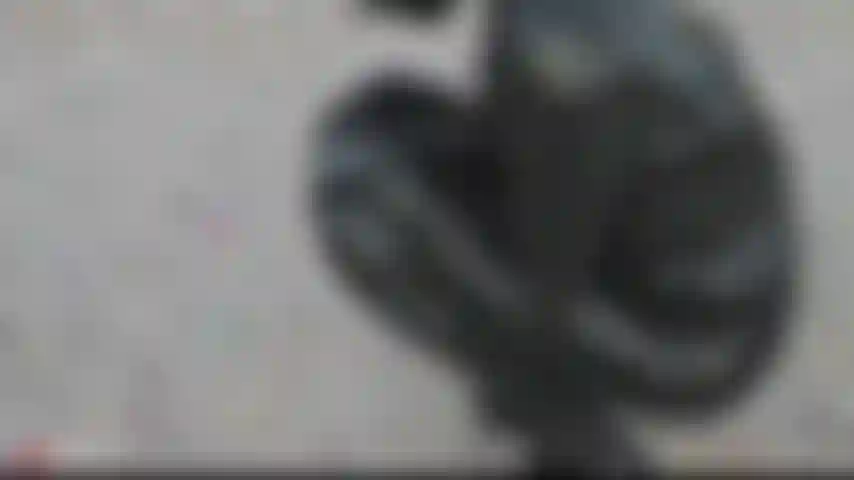 Alienígena de goma en el desierto.