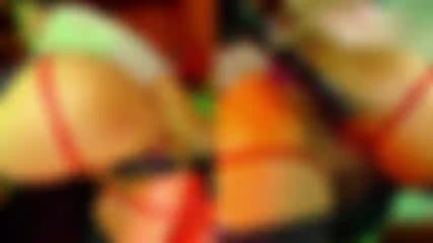 Follo a cuatro patas en doble visión.