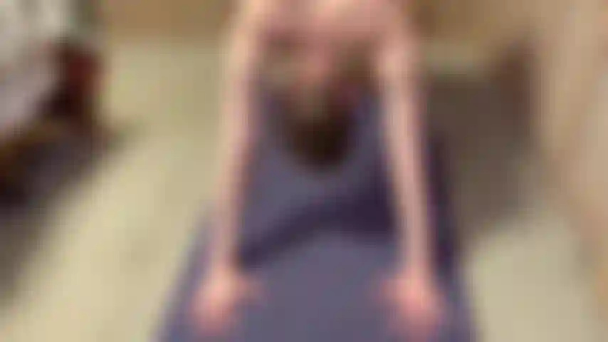 Demostración de yoga.