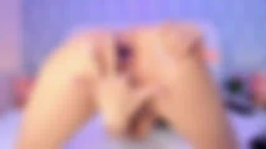 with a plug in my ass and rubbing my pussy