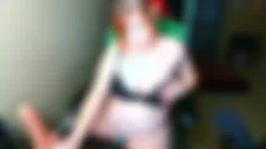 Chubby cutie strip tease