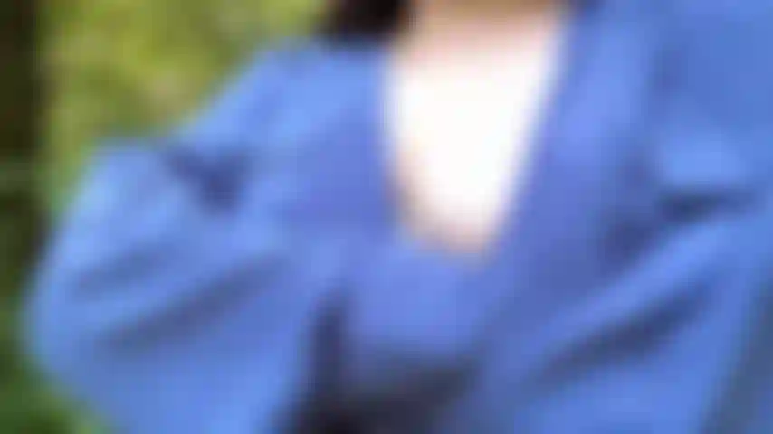 teasing you with my breasts in the forest