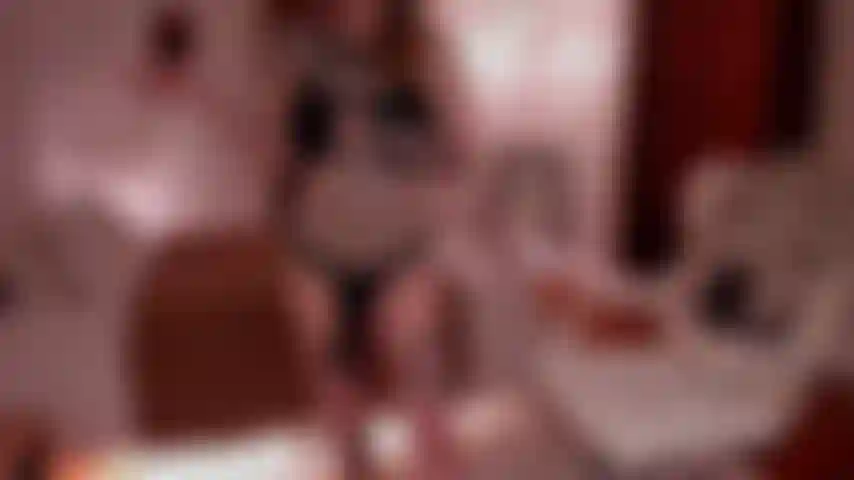 Femdom strapon - mordaza en mi polla de diosa.