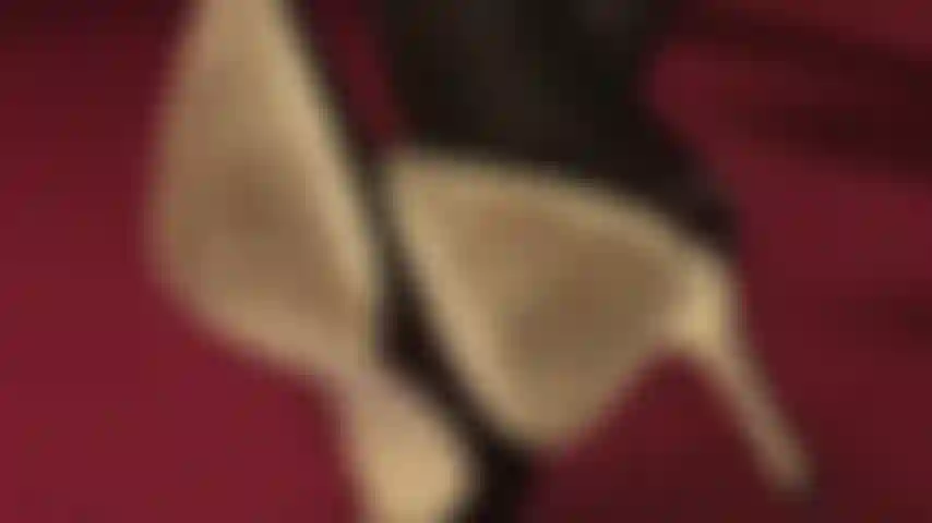 Bajo los tacones de mi señora, como un perro en el suelo esperando la atención y las órdenes de su dueña, mira fijamente las suelas de mis zapatos.