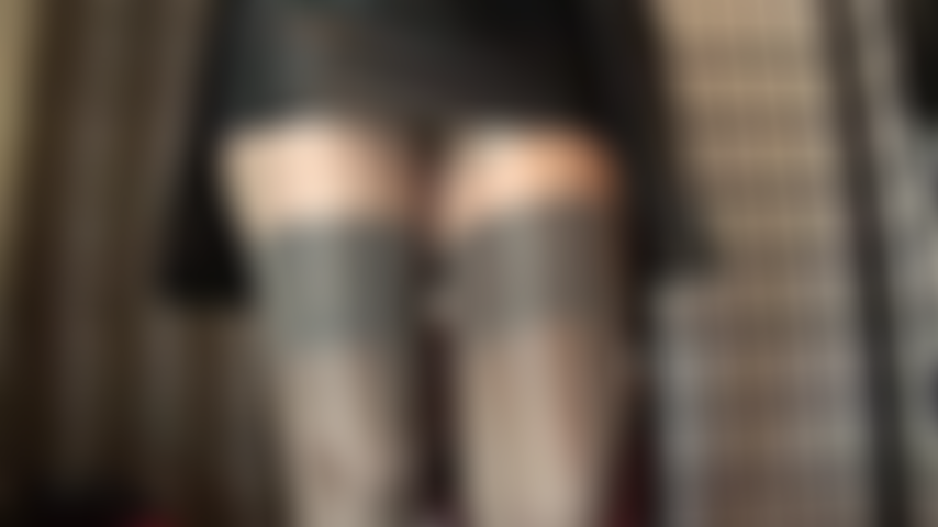Leather and silky soft nylons - Mistress has you stroking for her glossy pantyhose and stockings layers.