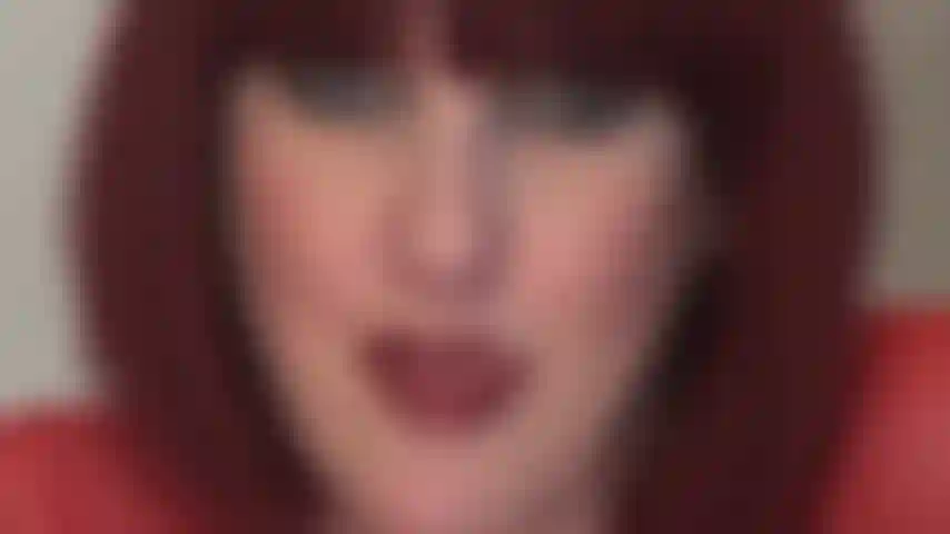 Besos sexys de labial rojo.