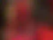 Leggings rojos metalizados brillantes, adoración de culo, medias y tacones altos sexys.