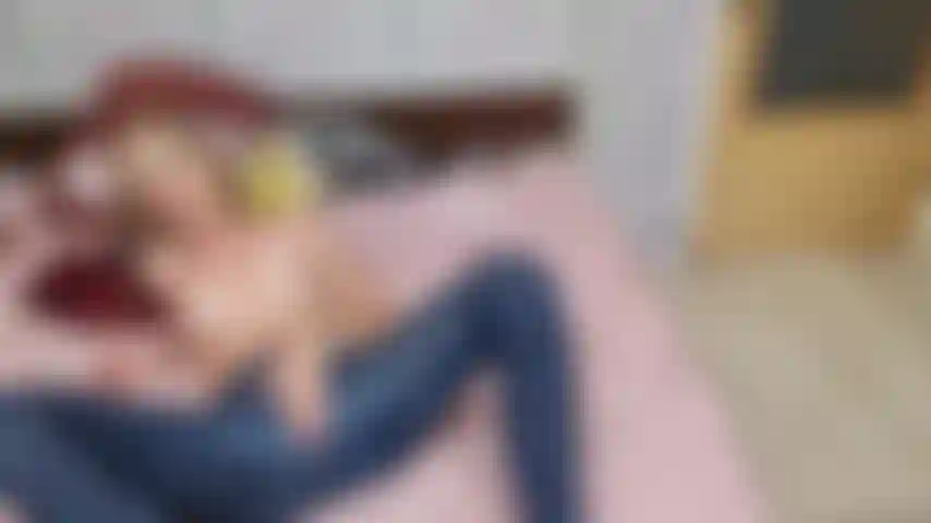 jeans fetish, hard fucking in doggy style and probone position