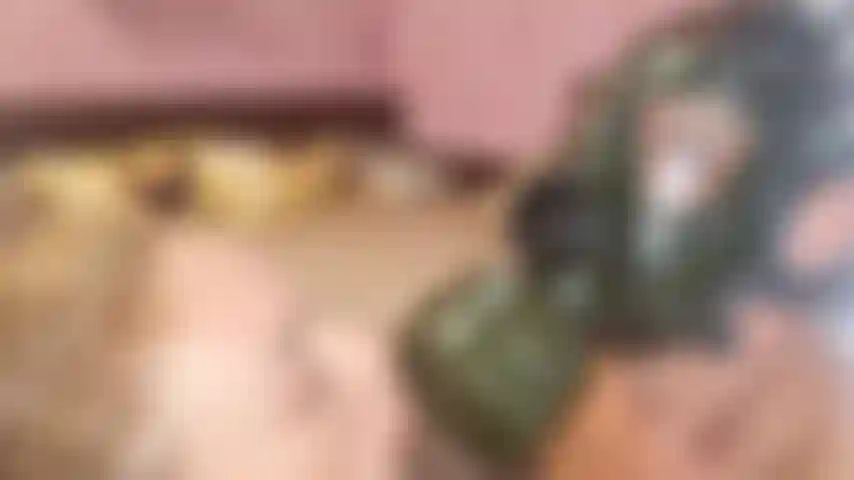 gas mask, smoking, farting, fucking