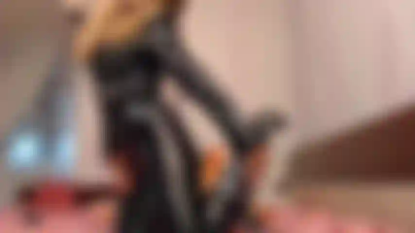 Fetiche del cuero, charla sucia, paja con botas.