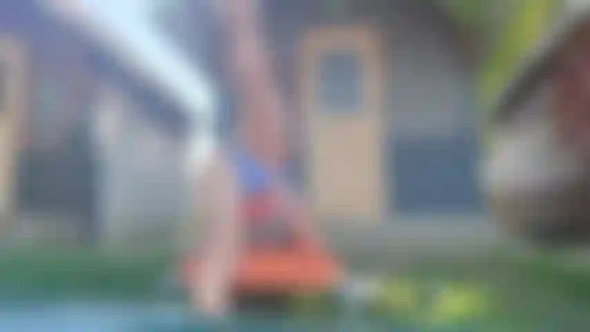 Estiramiento al aire libre