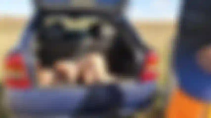 struggle, shaking the car while i am tied up in the trunk