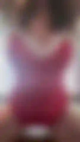 Bouncing on dildo and sucking