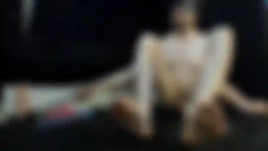 Riding a 12" dildo so hard and deep it disappears than DP