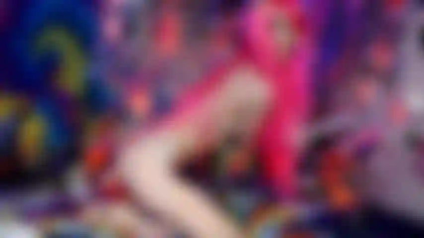 Diosa cosplay luz roja luz verde joi.