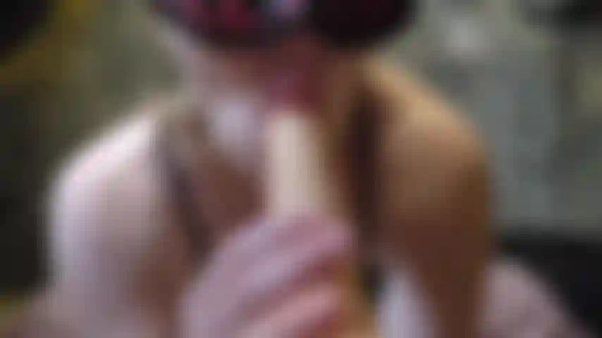 Mmmmm, I love sucking on rock-hard dick, it makes me drool all over my bare tits!!