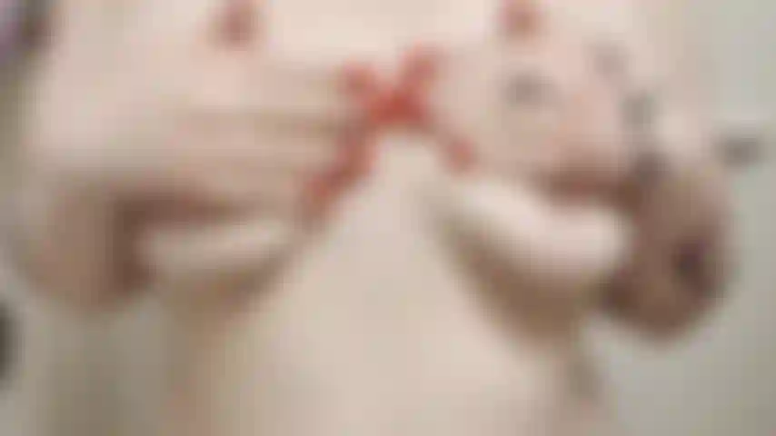 soaping up these huge natural titties for you... getting all wet in the shower xxx