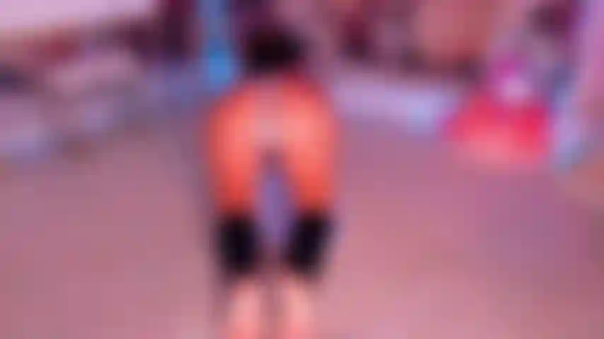 Cachonda después de entrenar.