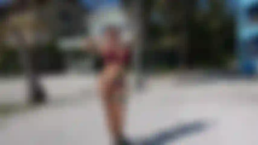 Coco playa entreno.