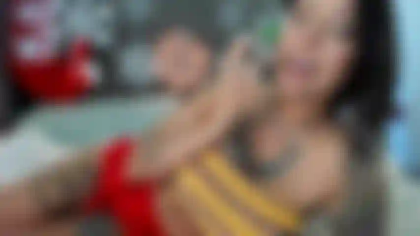 De cerca fetiche de rostro.