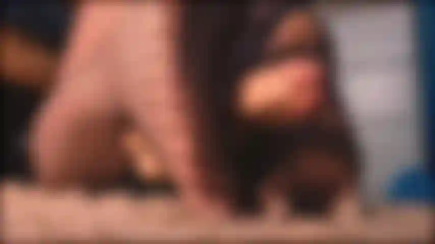 Paja con los pies sexy.