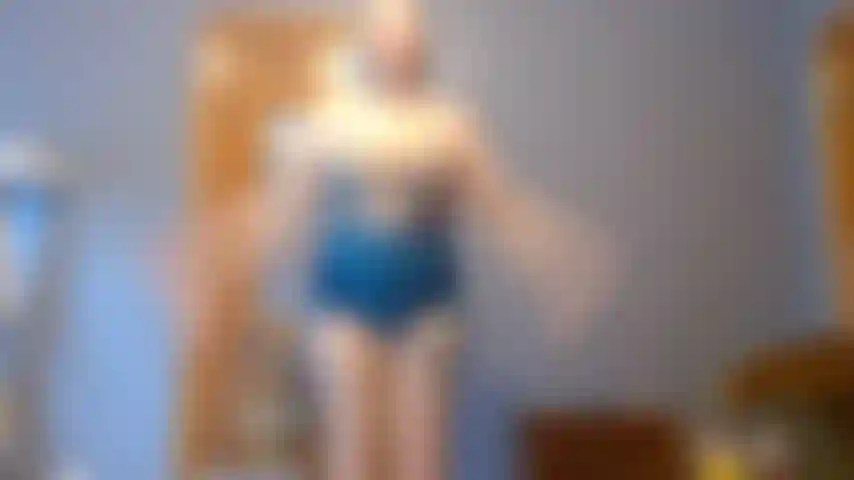 Haciendo ejercicio con muchos problemas de vestuario!