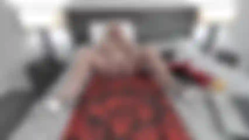 LAYING ON MY BACK WITH WHITE HEELS---FUCKING MY PUSSY WITH PURPLE TOYS & MAKING MY TITS BOUNCE---DIRTY TALK