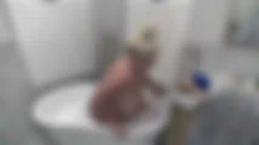 IN A BUBBLE BATH WITH MY TOYS