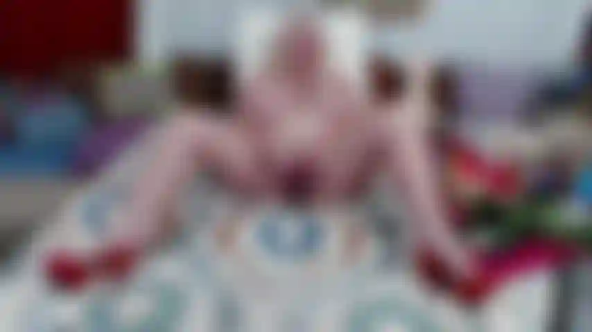 MISTRESS USING YOU AS HER BUTT PLUG--LAYING BACK WITH RED HEELS FUCKING MY PUSSY WITH A TOY WITH MY TAIL BUTT PLUG IN--MAKING THE BUT PLUG MOVE WHILE IM USING TOY IN PUSSY